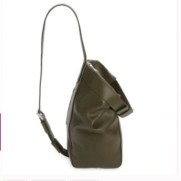 All Saints Saffiano Leather Sling Back - Picture 4 of 6